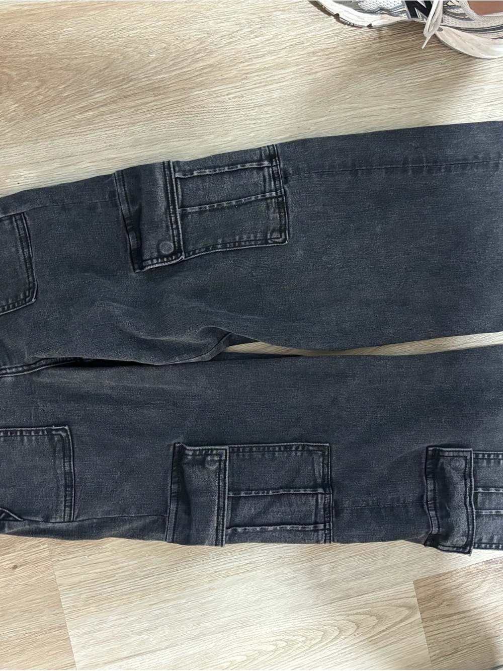 Women Black Cargo Utility Pants